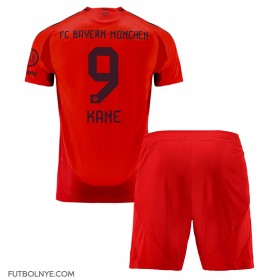 Camiseta Bayern Munich Harry Kane #9 Primera Equipación para niños 2024-25 manga corta (+ pantalones cortos)